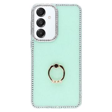 Samsung Galaxy S25+/S24+ CrystalGlow Hybrid Hülle mit Ringhalterung