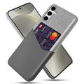 Samsung Galaxy S25+ KSQ Hülle mit Kartenhalter - Grau