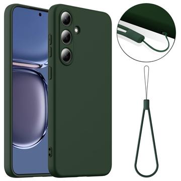 Samsung Galaxy S25+ Liquid Silikonhülle - MagSafe-kompatibel - Dunkel Grün