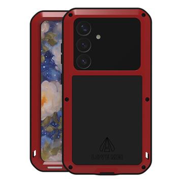 Samsung Galaxy S25+ Love Mei Powerful Hybrid Hülle - Rot