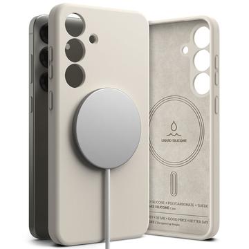 Samsung Galaxy S25+ Ringke Liquid Silicone MagSafe Hülle - Stein