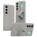 Samsung Galaxy S25+ Smart Hybrid-Hülle mit Standgriff - Titanium Grau