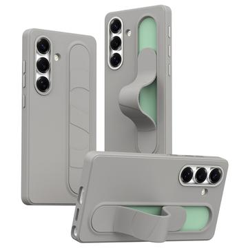 Samsung Galaxy S25+ Smart Hybrid-Hülle mit Standgriff - Titanium Grau