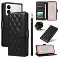 Samsung Galaxy S26 Edge Luxus Gesteppte Wallet Hülle