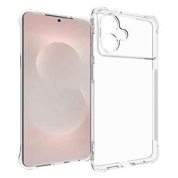 Samsung Galaxy S26 Edge stoßfeste Silikonhülle - Durchsichtig