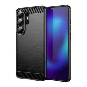 Samsung Galaxy S26 Ultra Gebürstete TPU Hülle - Karbonfaser