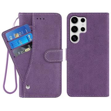 Samsung Galaxy S26 Ultra Elegante retro wallet hülle mit drehbarem Kartenhalter und Standfunktion