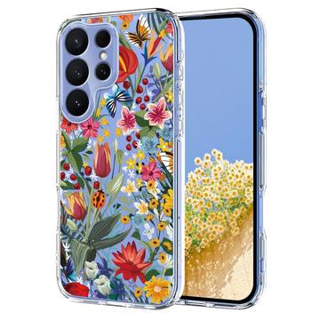 Samsung Galaxy S26 Ultra TPU-Hülle mit Blumenmuster - Lilien