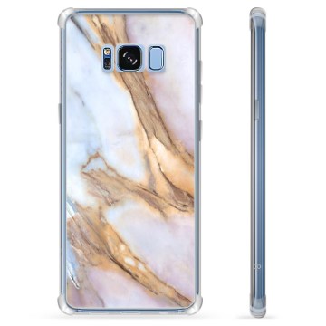 Samsung Galaxy S8 Hybrid Hülle - Eleganter Marmor