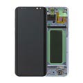 Samsung Galaxy S8+ Oberschale & LCD Display GH97-20470D - Blau