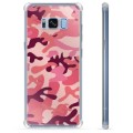 Samsung Galaxy S8+ Hybrid Hülle - Rosa Tarnung