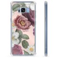 Samsung Galaxy S8+ Hybrid Hülle - Romantische Blumen