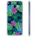 Samsung Galaxy S8+ Hybrid Hülle - Tropische Blumen