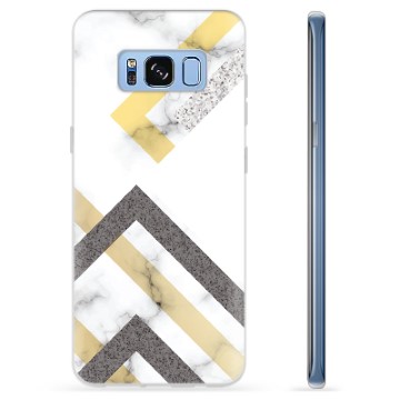 Samsung Galaxy S8+ TPU Hülle - Abstrakter Marmor
