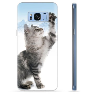 Samsung Galaxy S8+ TPU Hülle - Katze