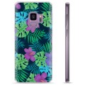 Samsung Galaxy S9 TPU Hülle - Tropische Blumen