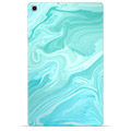 Samsung Galaxy Tab A 10.1 (2019) TPU Hülle - Blauer Marmor