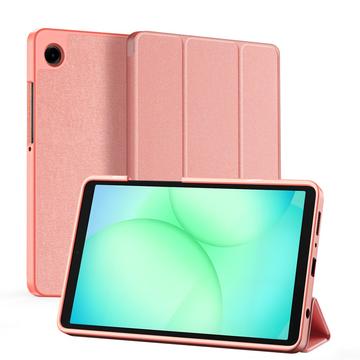 Samsung Galaxy Tab A11 Dux Ducis Domo Tri-Fold Smart Folio Hülle - Rosa