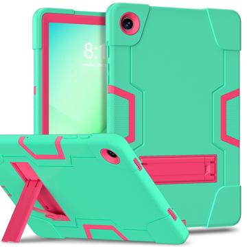 Samsung Galaxy Tab A11+ Hybrid-Hülle im Roboter-Stil mit Ständer