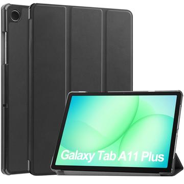 Samsung Galaxy Tab A11+ Tri-Fold Serie Smart Folio Hülle - Schwarz