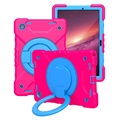 Samsung Galaxy Tab A8 10.5 (2021) Heavy Duty 360 Hülle mit Handschlaufe - Hot Pink / Blau