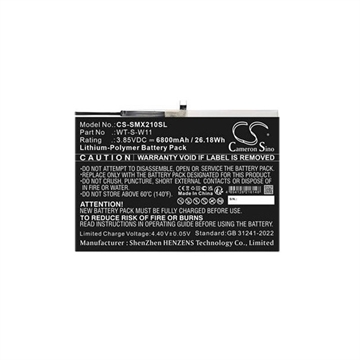  Samsung Galaxy Tab A9+ Kompatibel Akku