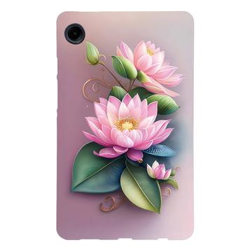 Samsung Galaxy Tab A9 Stylish Ultra-Slim TPU Hülle - Rose Blume
