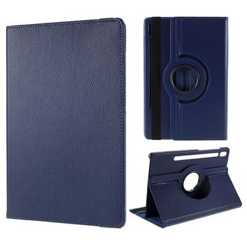 Samsung Galaxy Tab S10 FE+ 360 Rotary Foliohülle - Dunkelblau