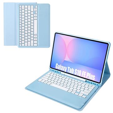 Samsung Galaxy Tab S10 FE+ Bluetooth Tastaturhülle - Baby Blau