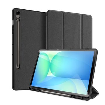Samsung Galaxy Tab S10 FE+ Dux Ducis Domo Tri-Fold Smart Folio Hülle - Schwarz