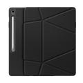 Samsung Galaxy Tab S10 FE+ Dux Ducis Vers Serie Smart Folio Hülle - Schwarz