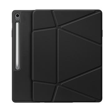 Samsung Galaxy Tab S10 FE+ Dux Ducis Vers Serie Smart Folio Hülle - Schwarz