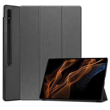 Samsung Galaxy Tab S10 Ultra Tri-Fold Serie Smart Folio Hülle - Grau
