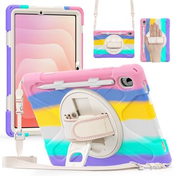 Samsung Galaxy Tab S11 Heavy Duty 360 Hülle mit Handschlaufe - Bunt