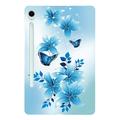 Samsung Galaxy Tab S11 Stylish Ultra-Slim TPU Hülle - Blau Schmetterling