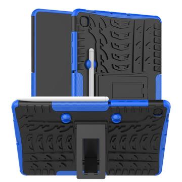 Samsung Galaxy Tab S6 Lite 2020/2022/2024 Rutschfeste Hybrid Hülle mit Ständer - Blau / Schwarz