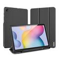 Samsung Galaxy Tab S6 Lite/S6 Lite (2022) Dux Ducis Domo Tri-Fold Smart Folio Hülle - Schwarz