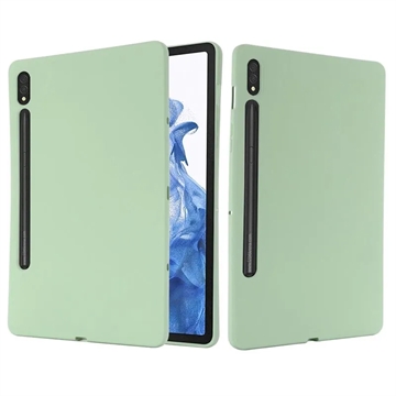 Samsung Galaxy Tab S8/S7 Liquid Silikon Case (Offene Verpackung - Ausgezeichnet) - Grün
