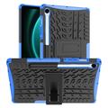 Samsung Galaxy Tab S10 FE/S9 FE Rutschfeste Hybrid Hülle mit Ständer - Blau / Schwarz