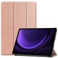 Samsung Galaxy Tab S9 FE Tri-Fold Serie Smart Folio Hülle - Roségold