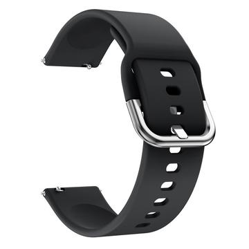 Samsung Galaxy Watch Active/Active2 Soft Silikonarmband - Schwarz