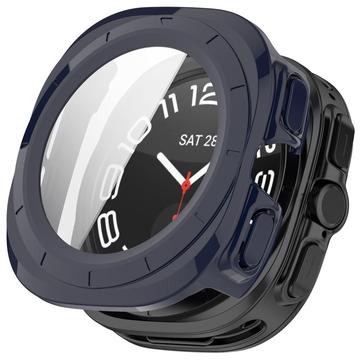 Samsung Galaxy Watch Ultra Kunststoff Hülle mit Panzerglas - 47mm - Dunkel Blau