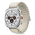 Samsung Galaxy Watch Ultra Tech-Protect Weave Pro Armband - 47mm - Buntstift weiß