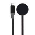 Samsung Galaxy Watch7/Watch6 Tactical Recce 3:20 USB-C-Ladekabel - Grau / Schwarz
