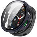 Samsung Galaxy Watch8 Kunststoff Hülle mit Panzerglas - 40mm - Blau