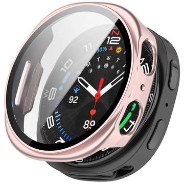 Samsung Galaxy Watch8 Kunststoff Hülle mit Panzerglas - 40mm - Rosa