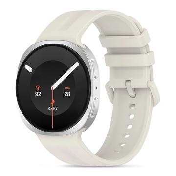 Samsung Galaxy Watch8/Watch8 Classic/Watch9 Tech-Protect Silikon-Evo-Armband - 40/44/46mm - Sternenlicht