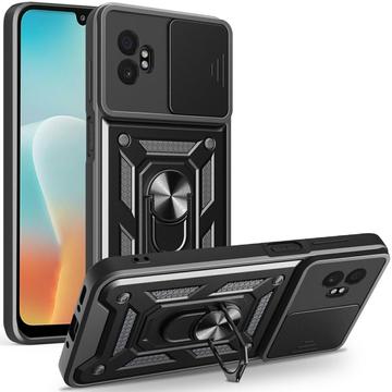 Samsung Galaxy XCover7 Pro Drehring-Hybrid Hülle mit Kameraschutz