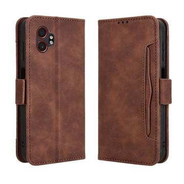 Samsung Galaxy XCover7 Pro Kartenetui mit Geldbörse - Braun