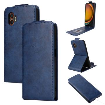 Samsung Galaxy XCover7 Pro Vertikales Flip-Hülle mit Ständer